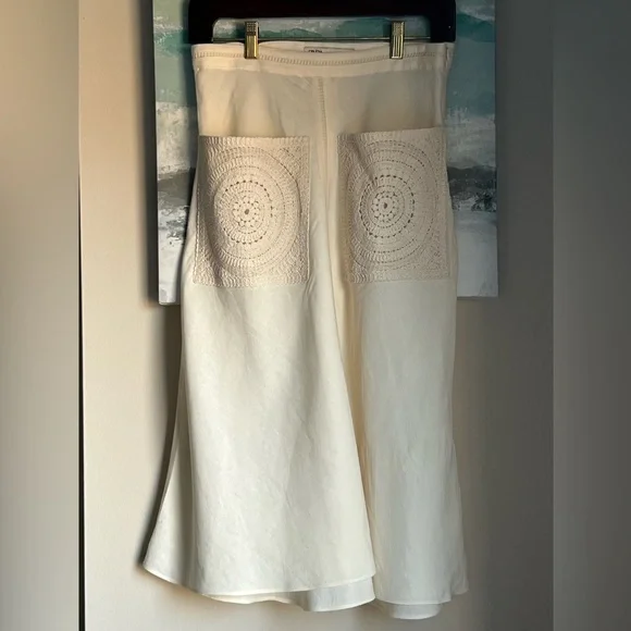 Zara Skirt With Crochet Pockets - Picture 3 of 12